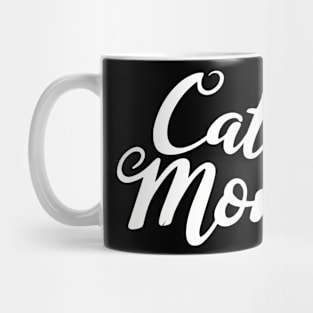 Cat mom pp/white Mug